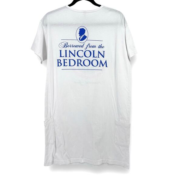 The White House Presidential Guest Lincoln Bedroom Souvenir Nightgown Sz OS - Picture 3 of 6